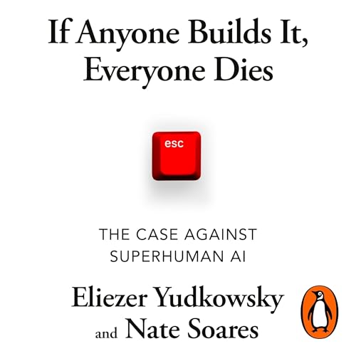 Book cover for  If Anyone Builds It, Everyone Dies by Eliezer Yudkowsky and Nate Soares