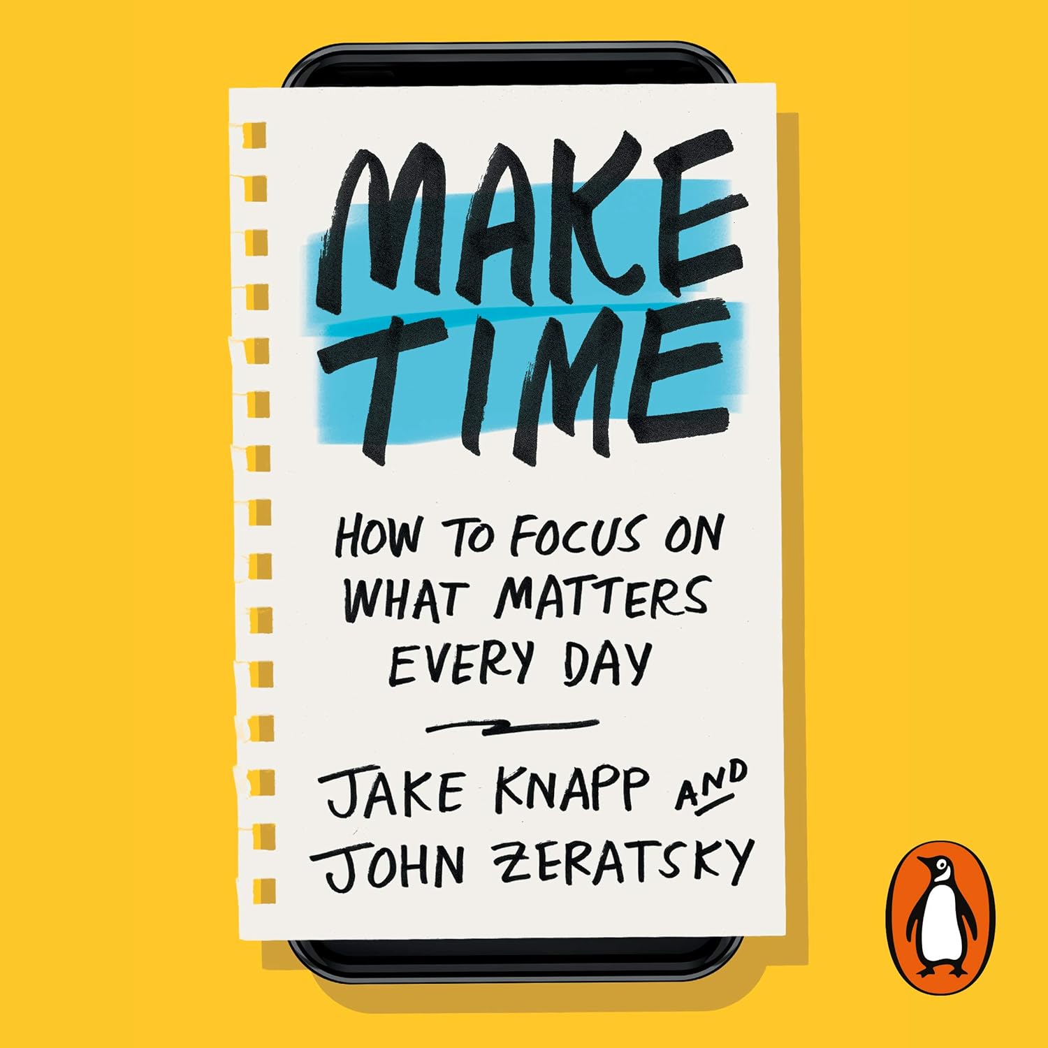 Book cover for Make Time by Jake Knapp, John Zeratsky