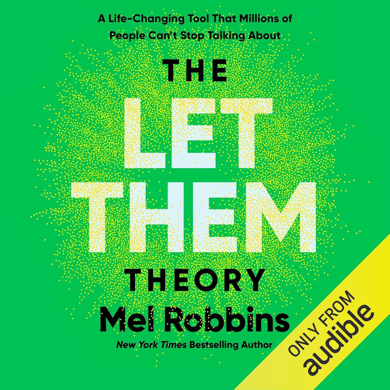 Book cover for The Let Them Theory by Mel Robbins
