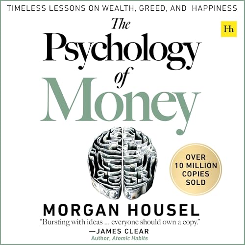 Book cover for The Psychology of Money by Morgan Housel