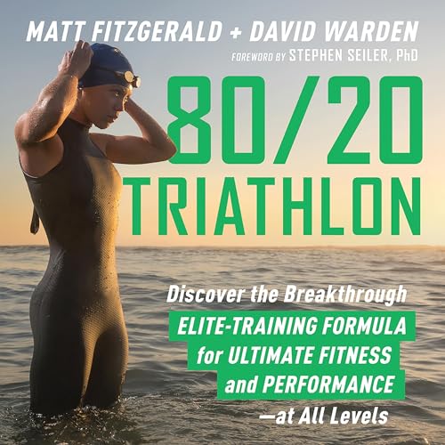Book cover for 80/20 Triathlon by Matt Fitzgerald