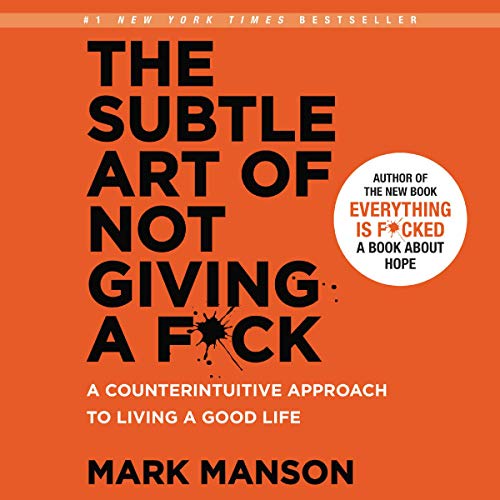 Book cover for The Subtle Art of Not Giving a F*ck by Mark Manson